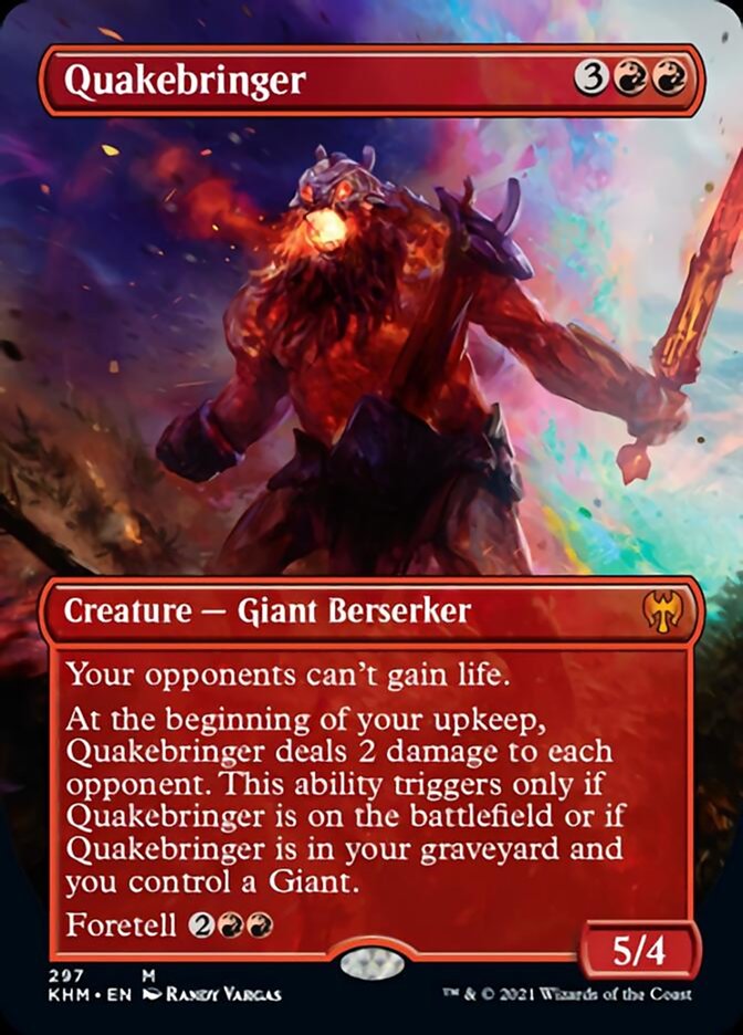 Quakebringer (Borderless Alternate Art) [Kaldheim] | Gaming Infinity
