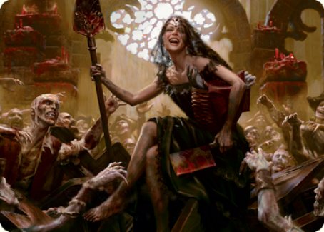Gisa, Glorious Resurrector Art Card [Innistrad: Midnight Hunt Art Series] | Gaming Infinity