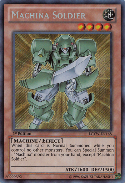 Machina Soldier [LCYW-EN168] Secret Rare | Gaming Infinity