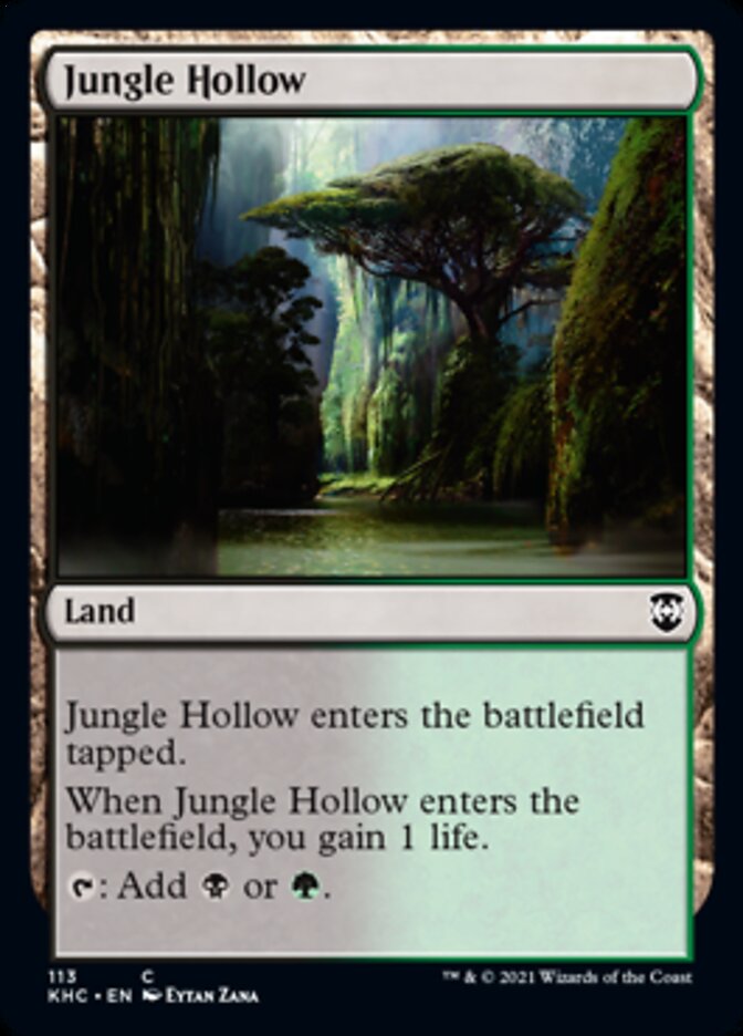Jungle Hollow [Kaldheim Commander] | Gaming Infinity