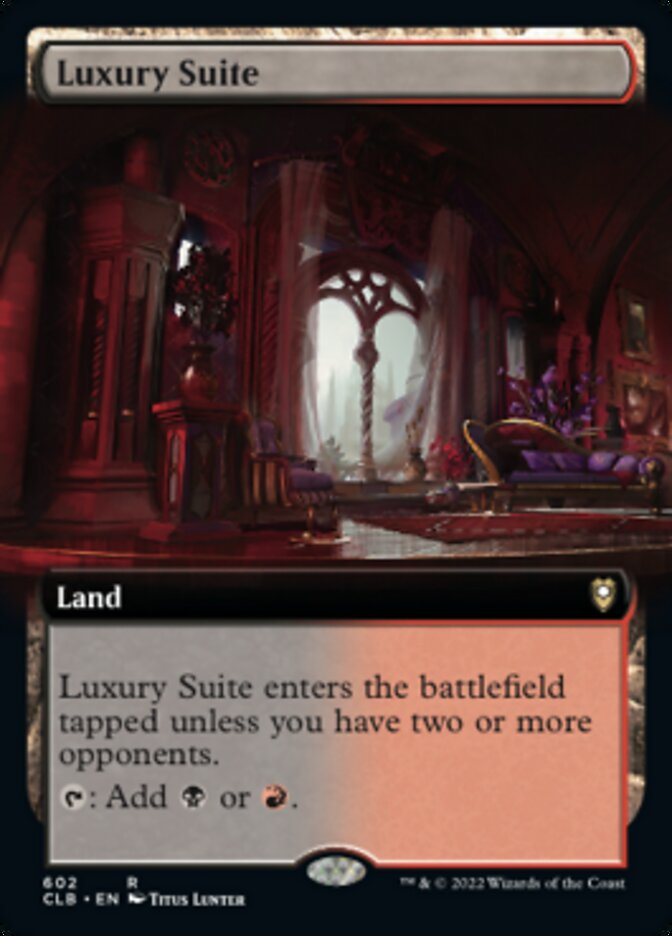 Luxury Suite (Extended Art) [Commander Legends: Battle for Baldur's Gate] | Gaming Infinity