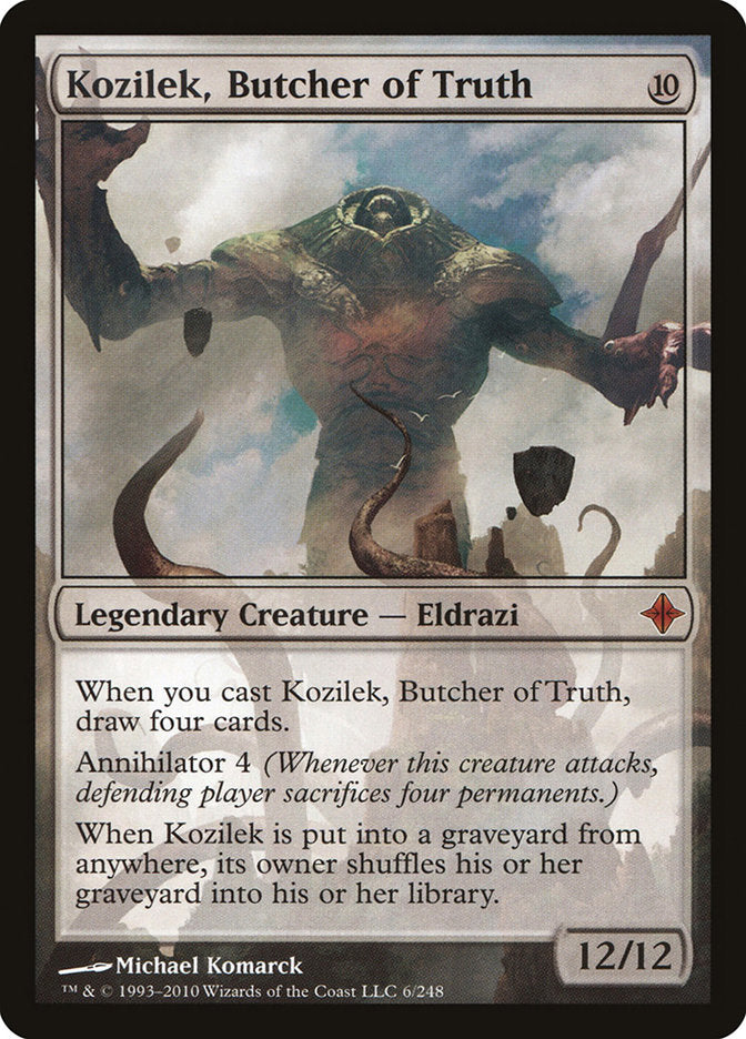 Kozilek, Butcher of Truth [Rise of the Eldrazi] | Gaming Infinity