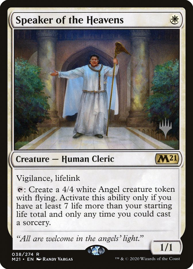 Speaker of the Heavens (Promo Pack) [Core Set 2021 Promos] | Gaming Infinity