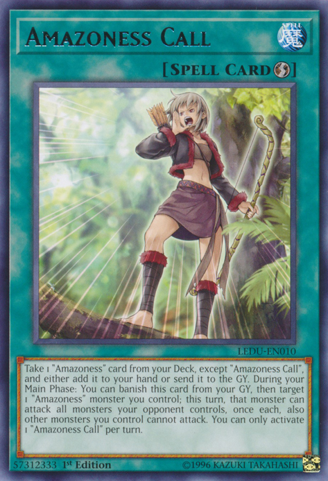 Amazoness Call [LEDU-EN010] Rare | Gaming Infinity