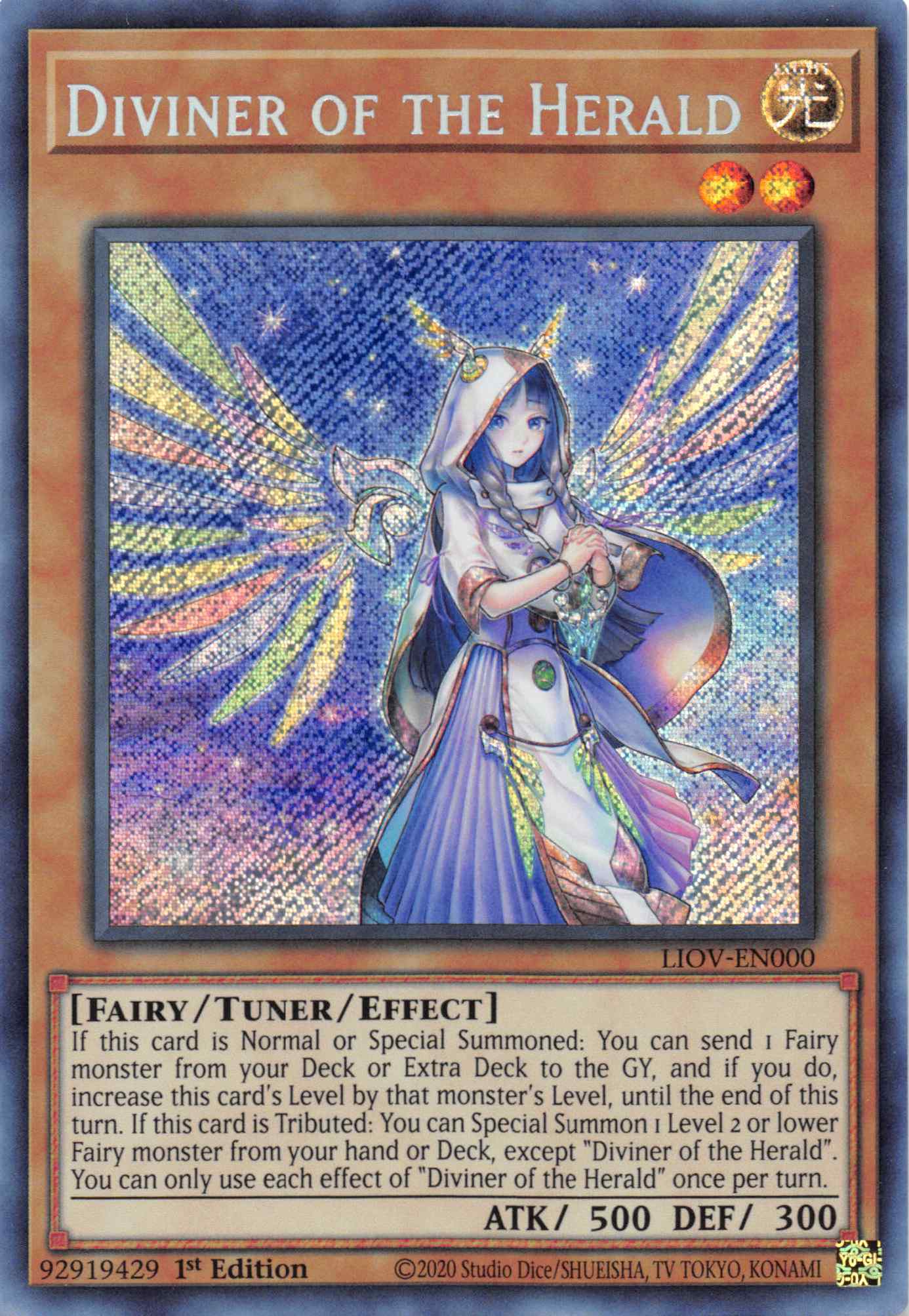 Diviner of the Herald [LIOV-EN000] Secret Rare | Gaming Infinity
