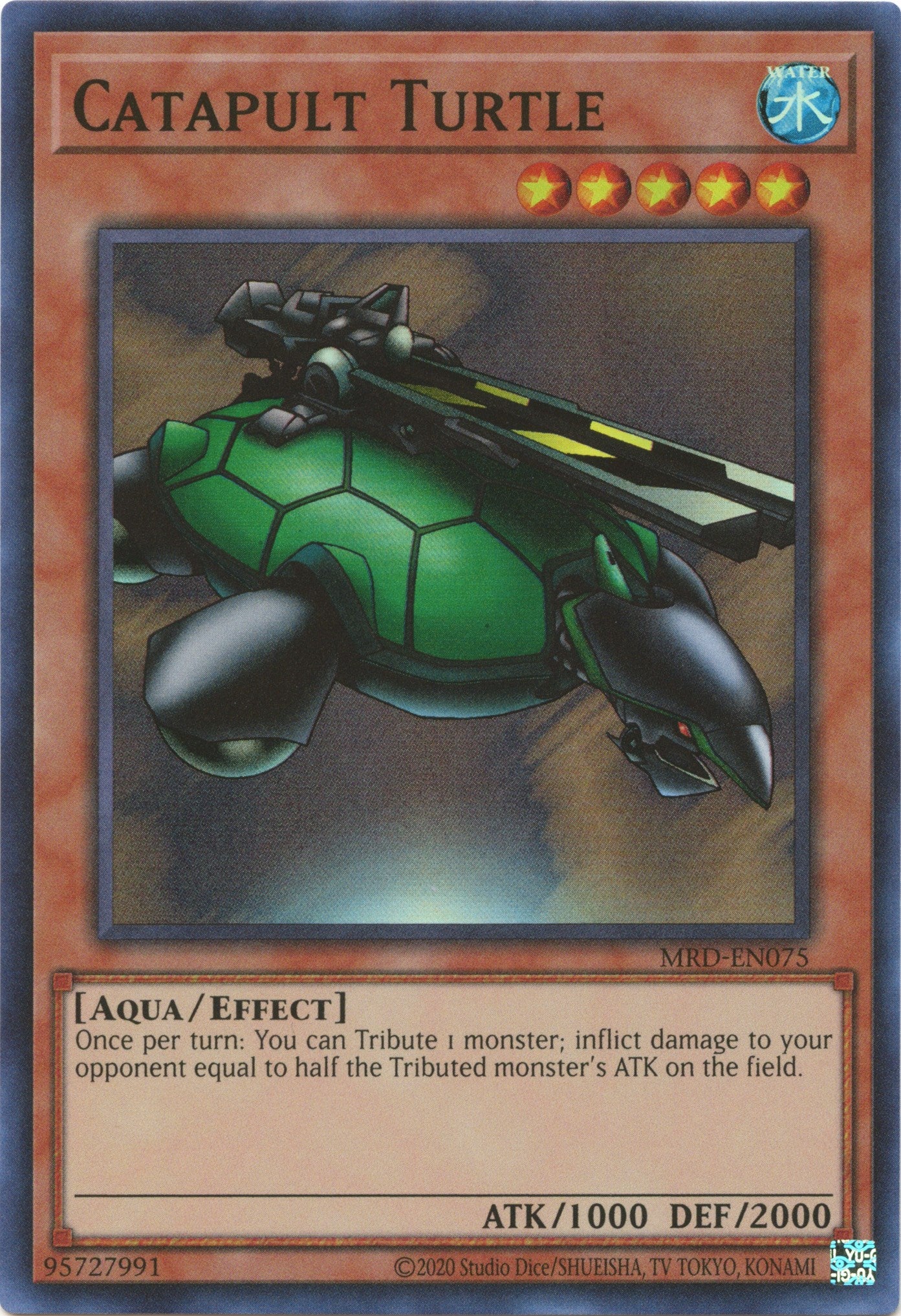 Catapult Turtle (25th Anniversary) [MRD-EN075] Super Rare | Gaming Infinity