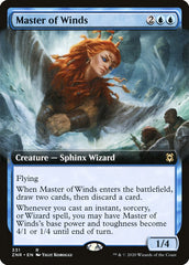 Master of Winds (Extended Art) [Zendikar Rising] | Gaming Infinity