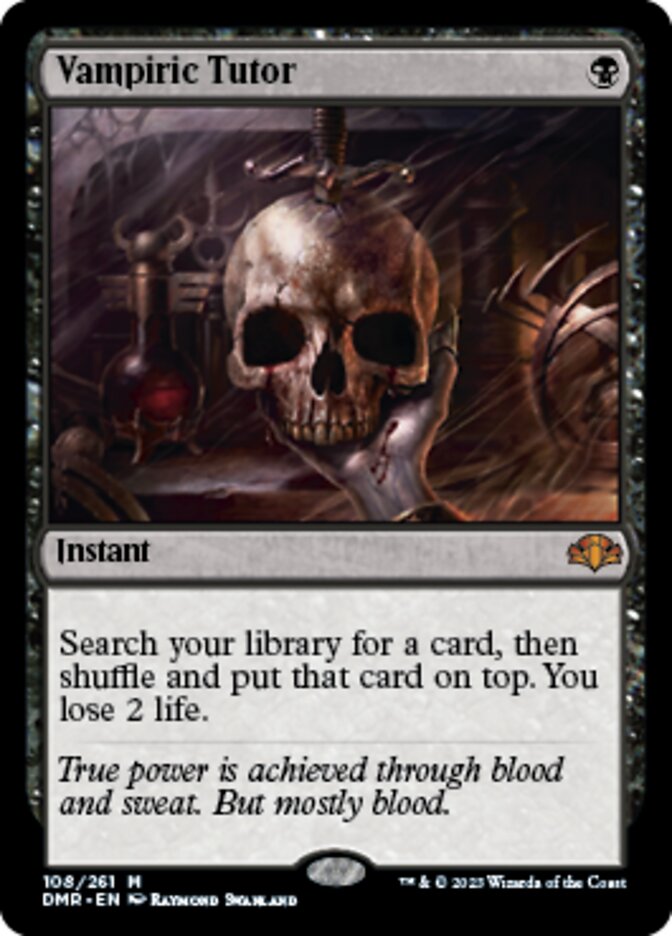 Vampiric Tutor [Dominaria Remastered] | Gaming Infinity