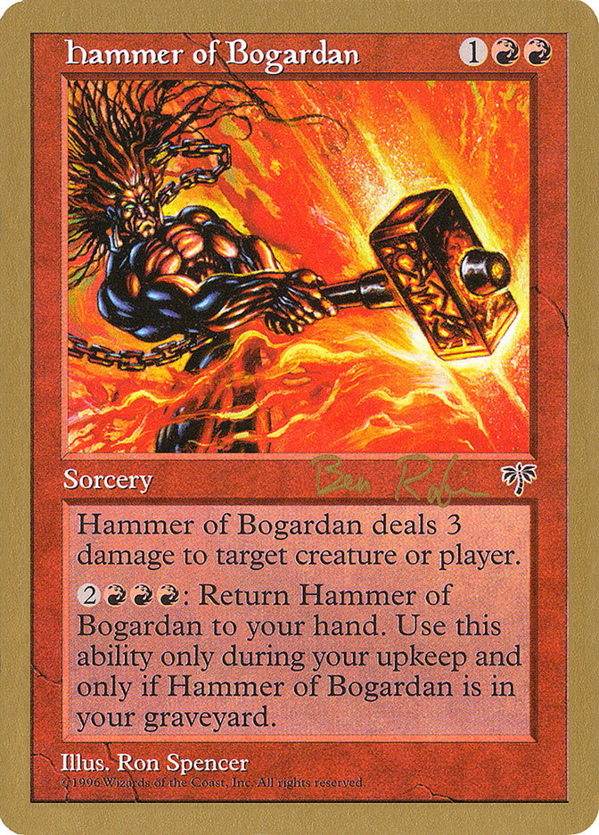 Hammer of Bogardan (Ben Rubin) [World Championship Decks 1998] | Gaming Infinity