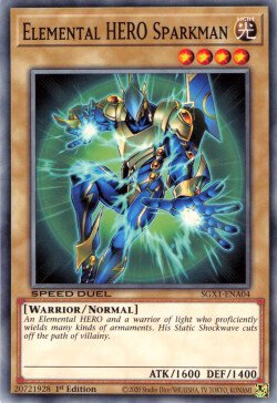 Elemental HERO Sparkman [SGX1-ENA04] Common | Gaming Infinity