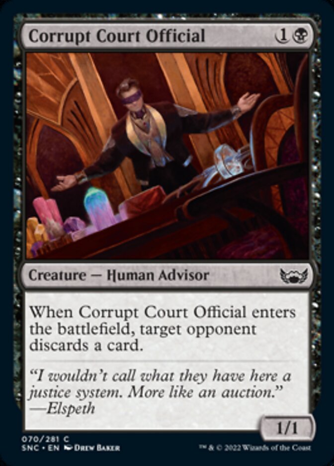 Corrupt Court Official [Streets of New Capenna] | Gaming Infinity