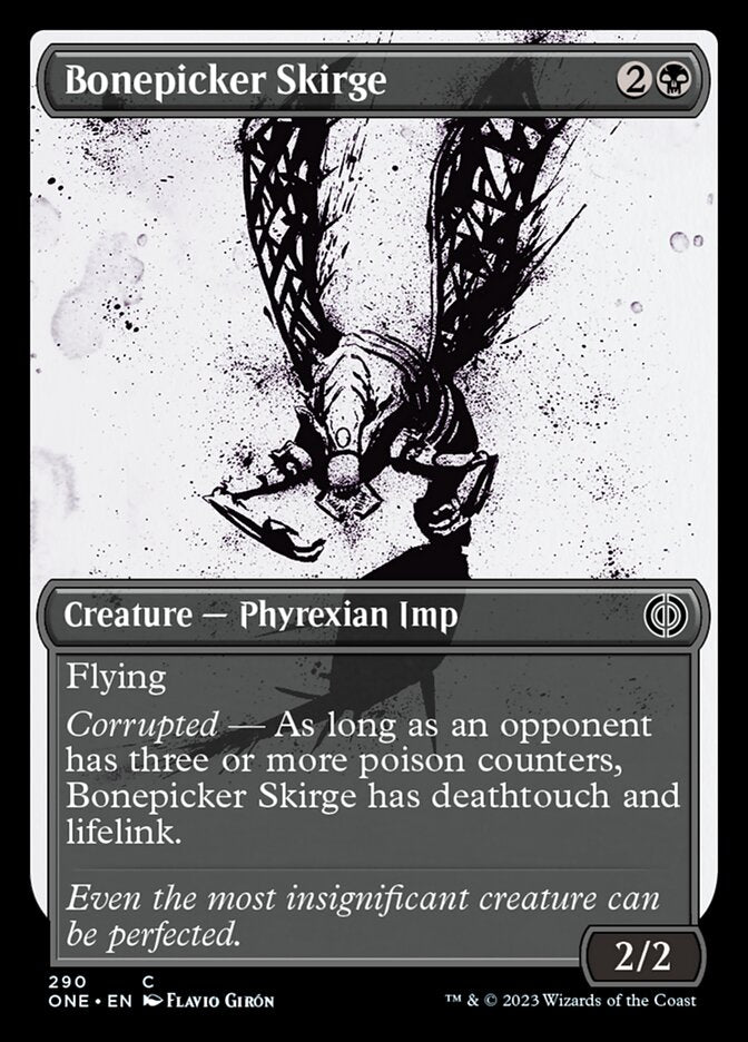 Bonepicker Skirge (Showcase Ichor) [Phyrexia: All Will Be One] | Gaming Infinity