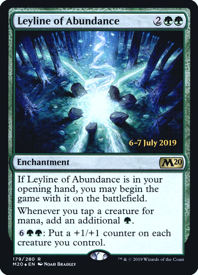 Leyline of Abundance  [Core Set 2020 Prerelease Promos] | Gaming Infinity