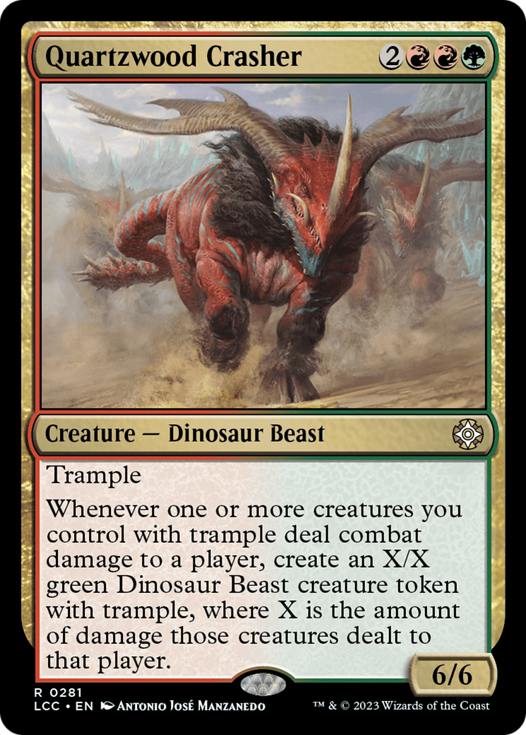 Quartzwood Crasher [The Lost Caverns of Ixalan Commander] | Gaming Infinity