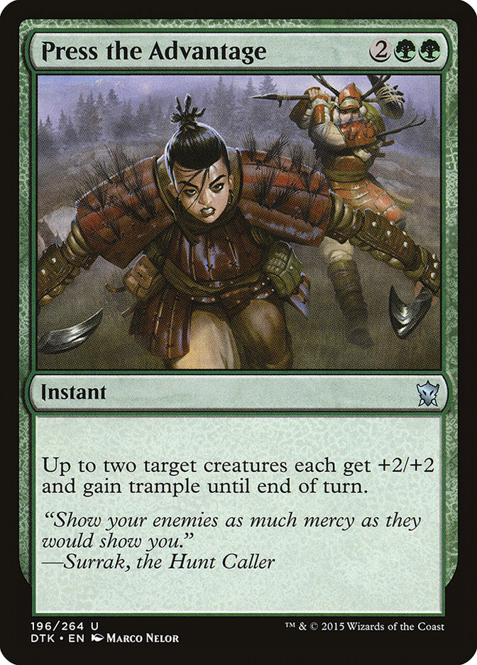 Press the Advantage [Dragons of Tarkir] | Gaming Infinity