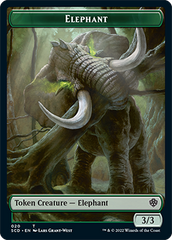 Elephant // Thopter Double-Sided Token [Starter Commander Decks] | Gaming Infinity