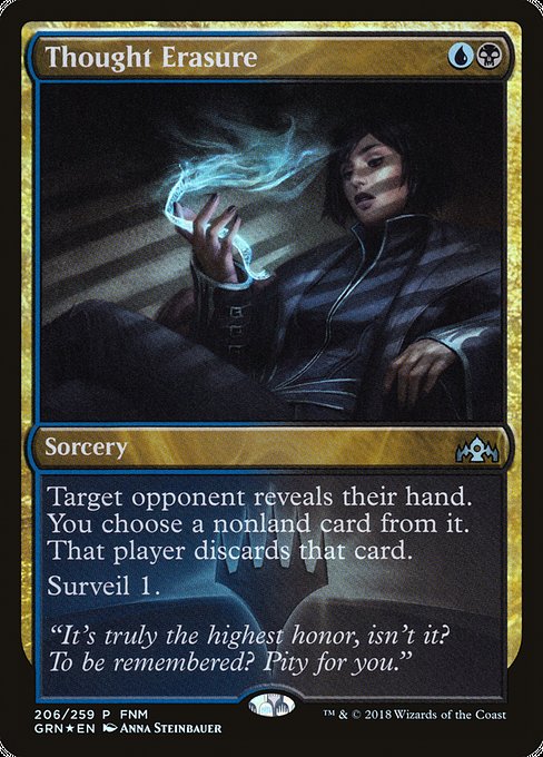 Thought Erasure [Guilds of Ravnica Promos] | Gaming Infinity