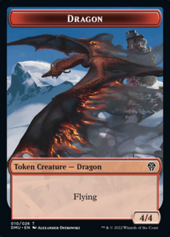 Dragon Token [Dominaria United Tokens] | Gaming Infinity