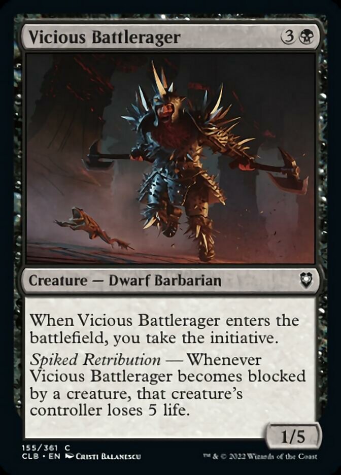 Vicious Battlerager [Commander Legends: Battle for Baldur's Gate] | Gaming Infinity