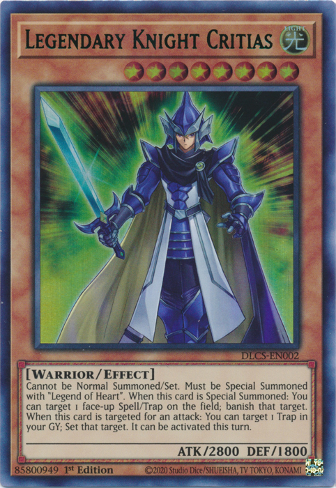 Legendary Knight Critias (Green) [DLCS-EN002] Ultra Rare | Gaming Infinity