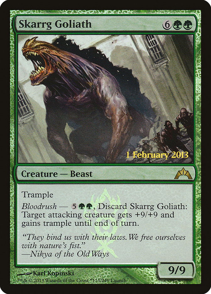 Skarrg Goliath (Launch) [Gatecrash Prerelease Promos] | Gaming Infinity