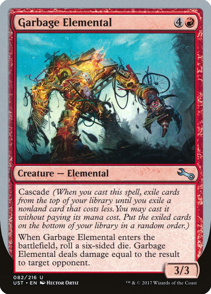 Garbage Elemental (3/3 Creature) [Unstable] | Gaming Infinity