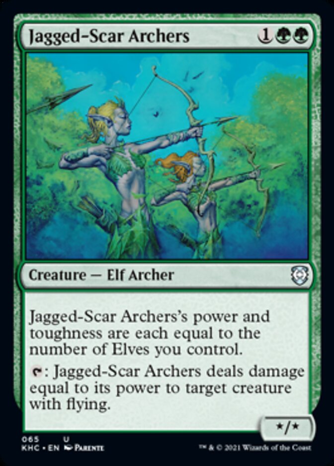 Jagged-Scar Archers [Kaldheim Commander] | Gaming Infinity