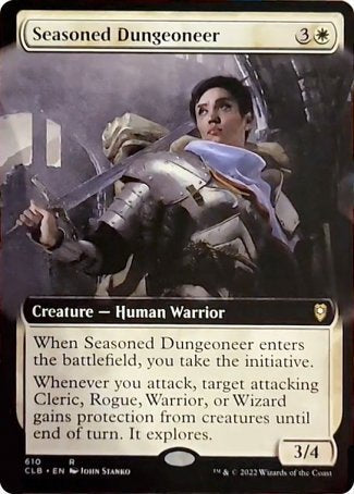 Seasoned Dungeoneer (Extended Art) [Commander Legends: Battle for Baldur's Gate] | Gaming Infinity