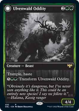 Ulvenwald Oddity // Ulvenwald Behemoth [Innistrad: Double Feature] | Gaming Infinity