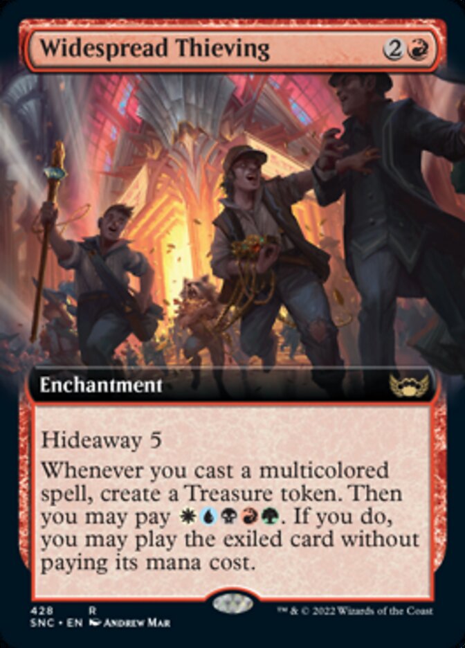 Widespread Thieving (Extended Art) [Streets of New Capenna] | Gaming Infinity