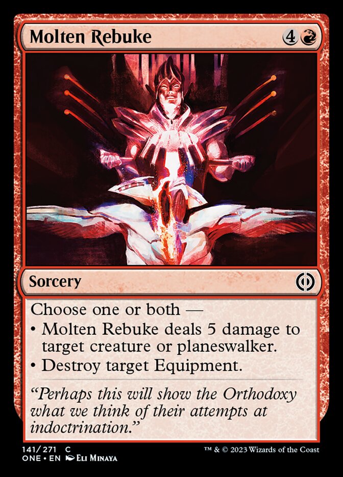 Molten Rebuke [Phyrexia: All Will Be One] | Gaming Infinity