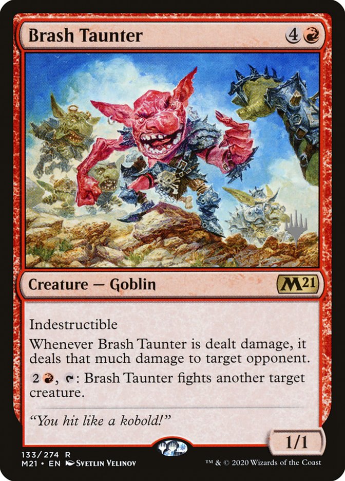 Brash Taunter (Promo Pack) [Core Set 2021 Promos] | Gaming Infinity