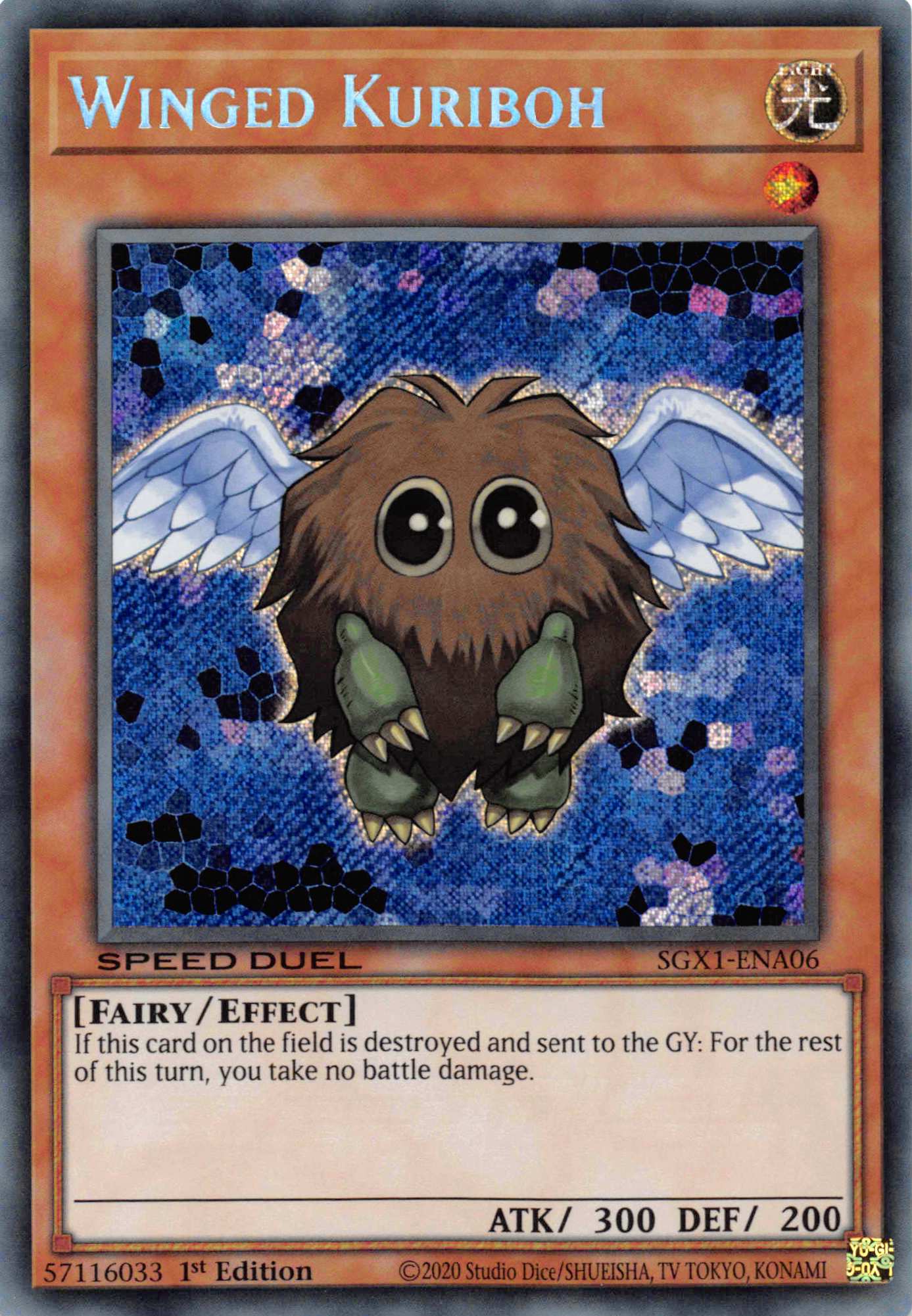 Winged Kuriboh [SGX1-ENA06] Secret Rare | Gaming Infinity