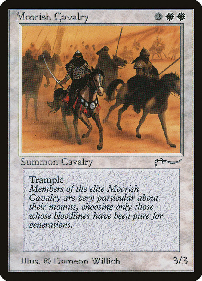 Moorish Cavalry (Dark Mana Cost) [Arabian Nights] | Gaming Infinity