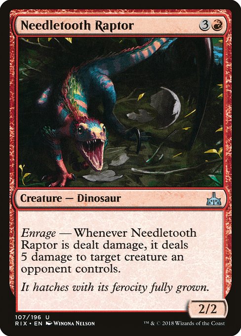 Needletooth Raptor [Rivals of Ixalan] | Gaming Infinity