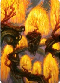 Grove of the Burnwillows Art Card [Zendikar Rising Art Series] | Gaming Infinity
