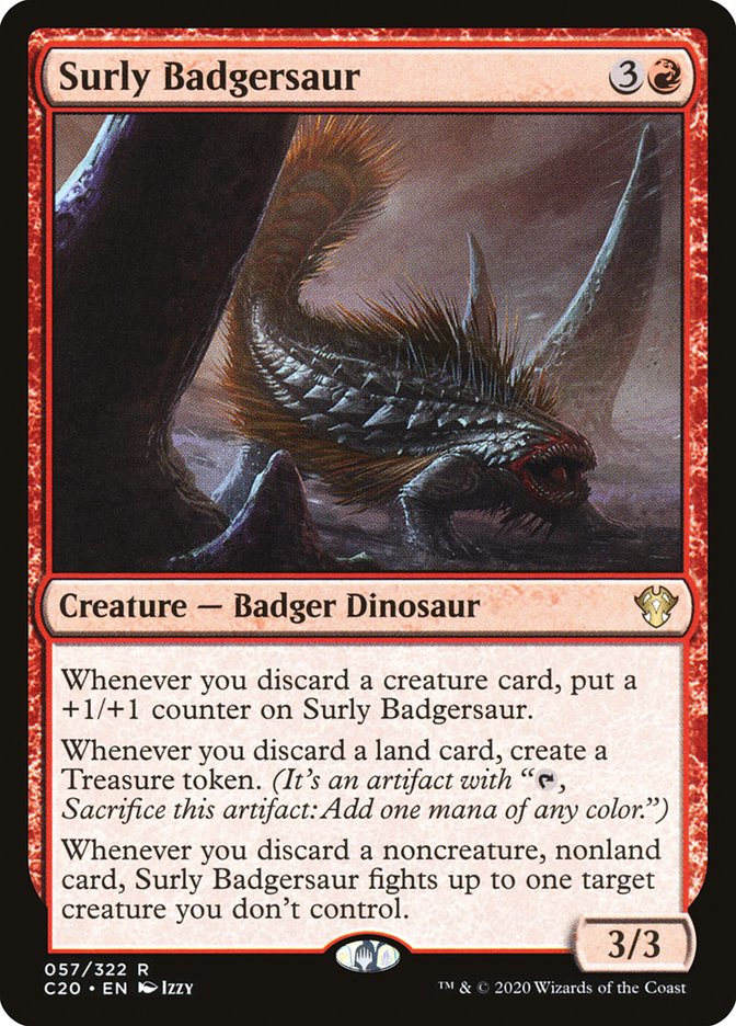 Surly Badgersaur [Commander 2020] | Gaming Infinity