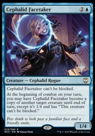 Cephalid Facetaker (Promo Pack) [Streets of New Capenna Commander Promos] | Gaming Infinity