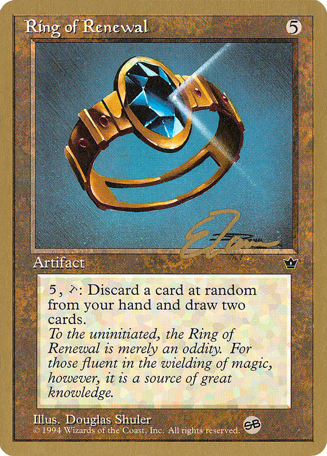 Ring of Renewal (Eric Tam) (SB) [Pro Tour Collector Set] | Gaming Infinity