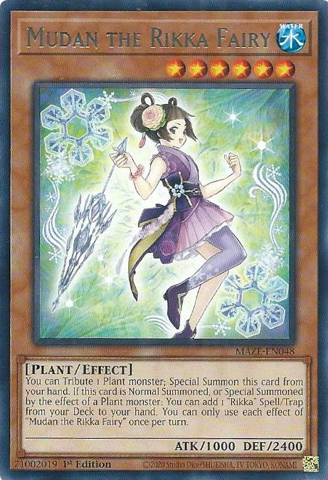 Mudan the Rikka Fairy [MAZE-EN048] Rare | Gaming Infinity