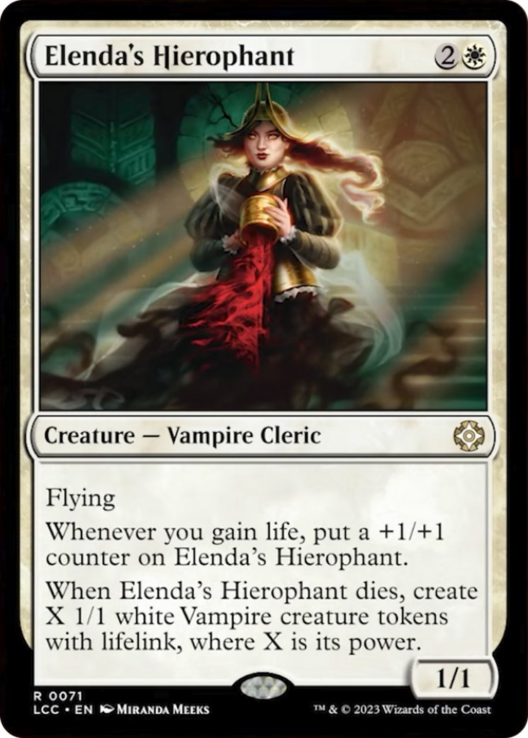 Elenda's Hierophant [The Lost Caverns of Ixalan Commander] | Gaming Infinity