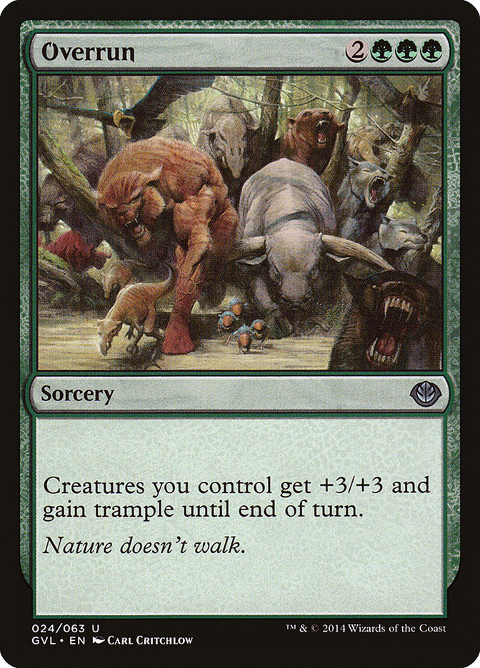 Overrun (Garruk vs. Liliana) [Duel Decks Anthology] | Gaming Infinity