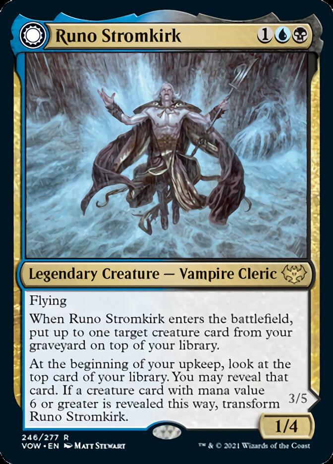 Runo Stromkirk // Krothuss, Lord of the Deep [Innistrad: Crimson Vow] | Gaming Infinity