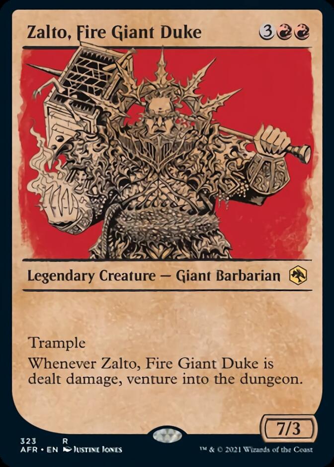 Zalto, Fire Giant Duke (Showcase) [Dungeons & Dragons: Adventures in the Forgotten Realms] | Gaming Infinity