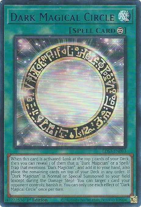 Dark Magical Circle (Blue) [LDS3-EN093] Ultra Rare | Gaming Infinity