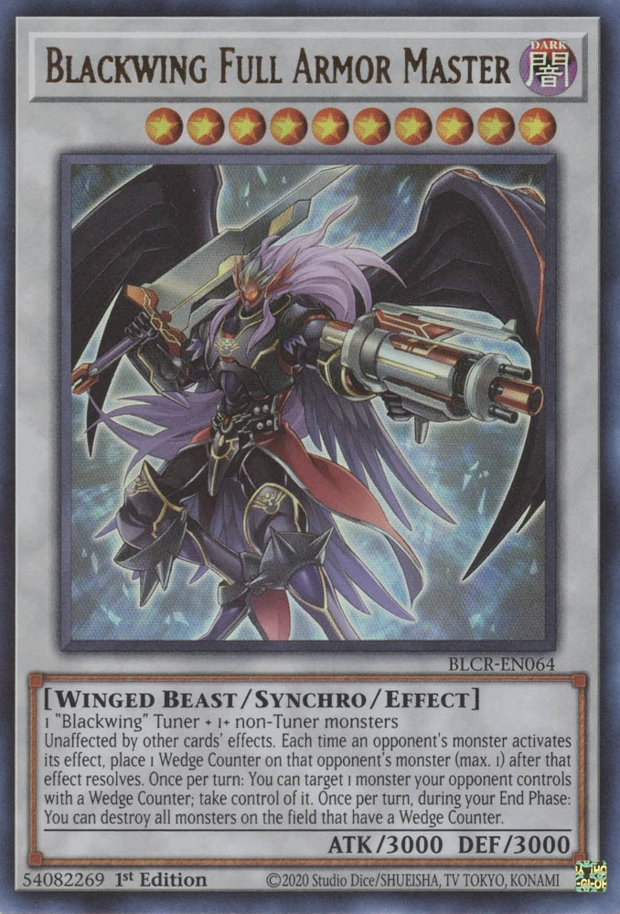 Blackwing Full Armor Master [BLCR-EN064] Ultra Rare | Gaming Infinity