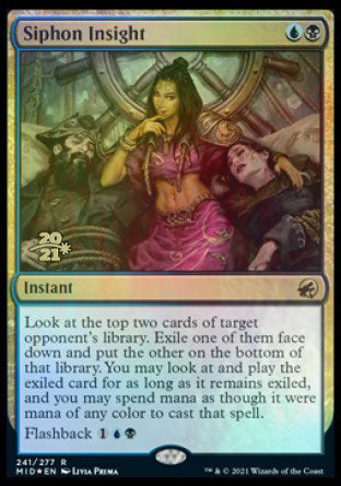 Siphon Insight [Innistrad: Midnight Hunt Prerelease Promos] | Gaming Infinity