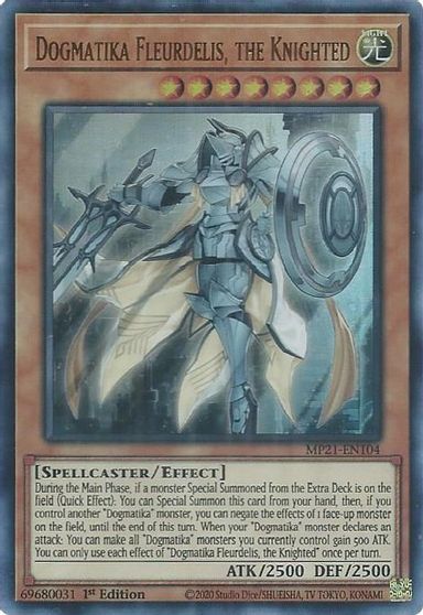Dogmatika Fleurdelis, the Knighted [MP21-EN104] Ultra Rare | Gaming Infinity