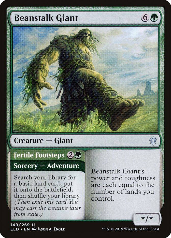 Beanstalk Giant // Fertile Footsteps [Throne of Eldraine] | Gaming Infinity