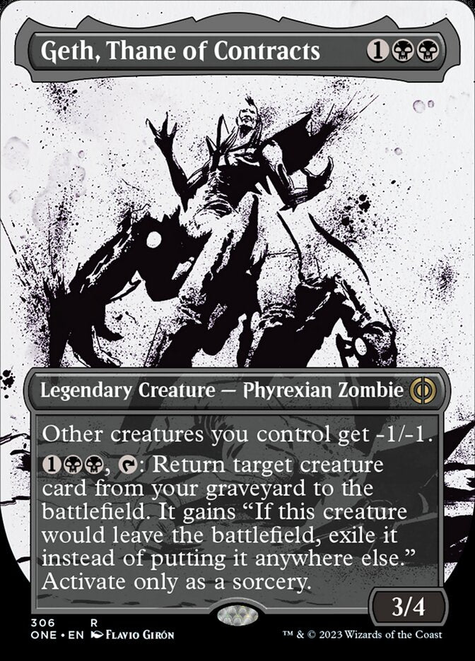 Geth, Thane of Contracts (Borderless Ichor) [Phyrexia: All Will Be One] | Gaming Infinity